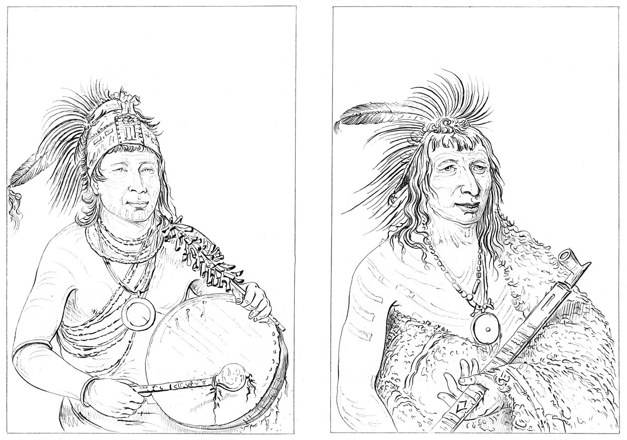 Sioux, 1841. af Myers and Co
