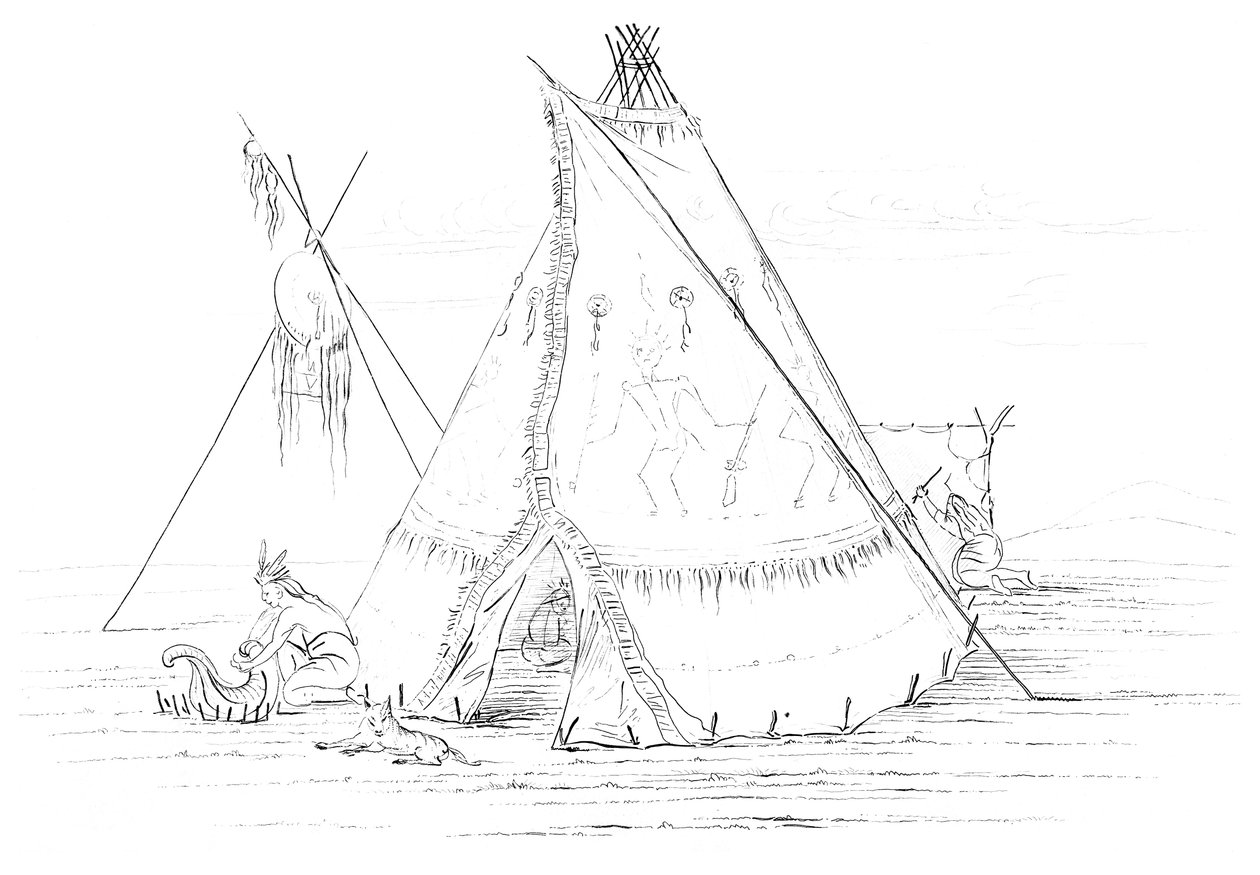 Tipi, 1841. af Myers and Co