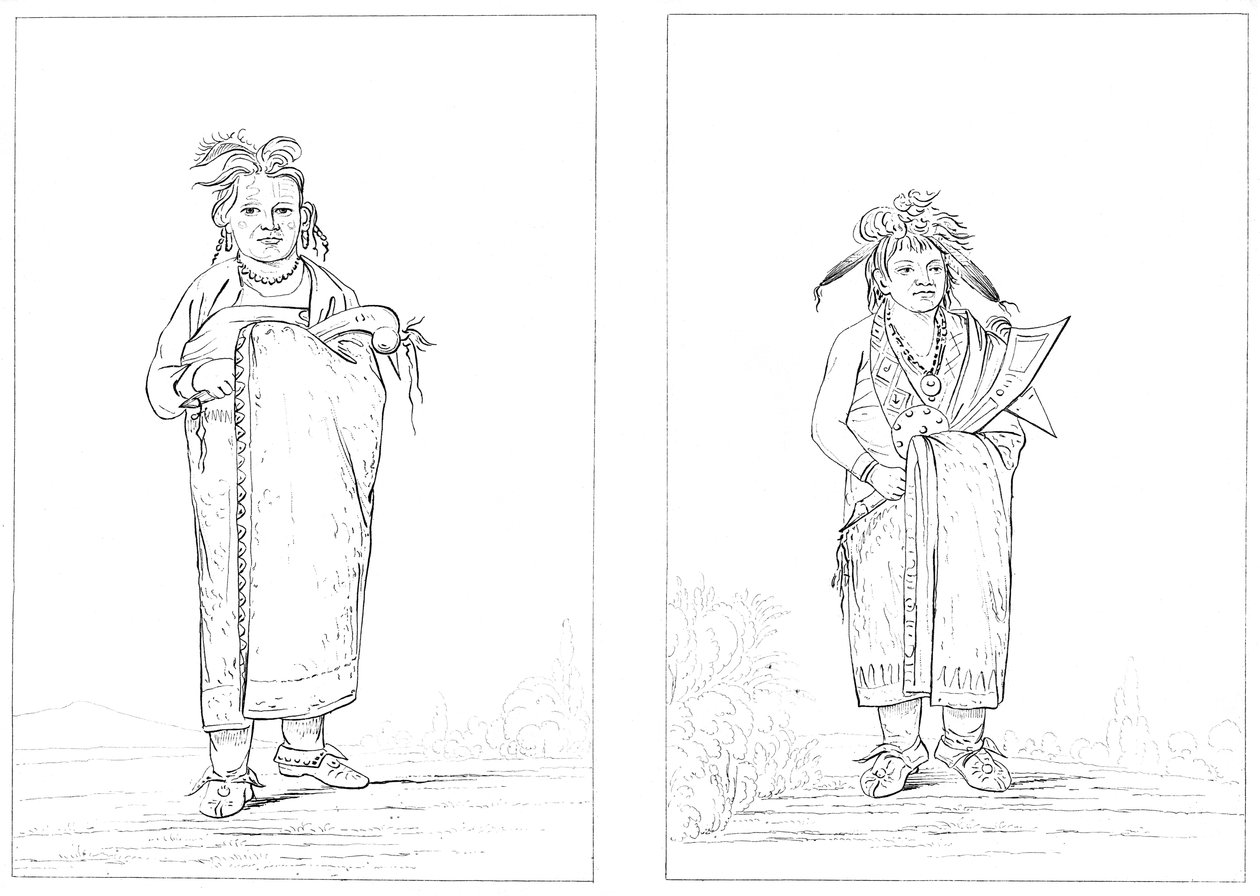 Winnebagoes, 1841. af Myers and Co