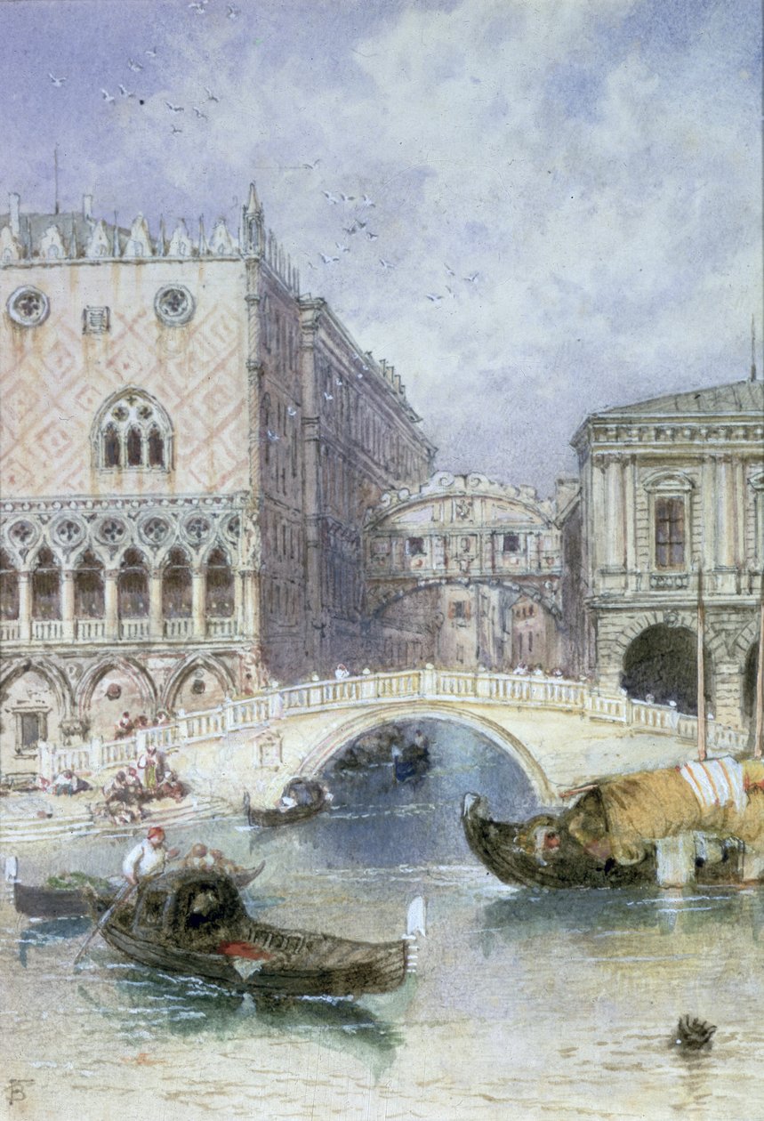 Sukkenes Bro, Venedig af Myles Birket Foster