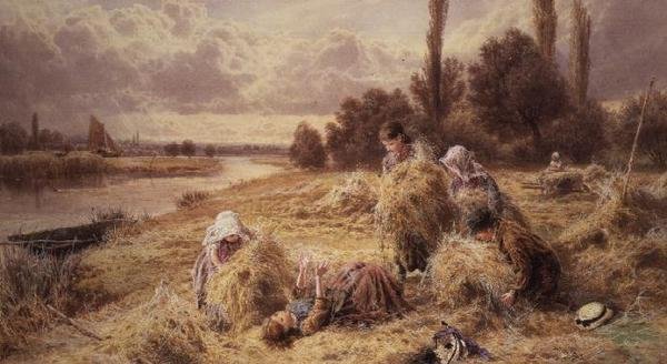 Høslæt af Myles Birket Foster