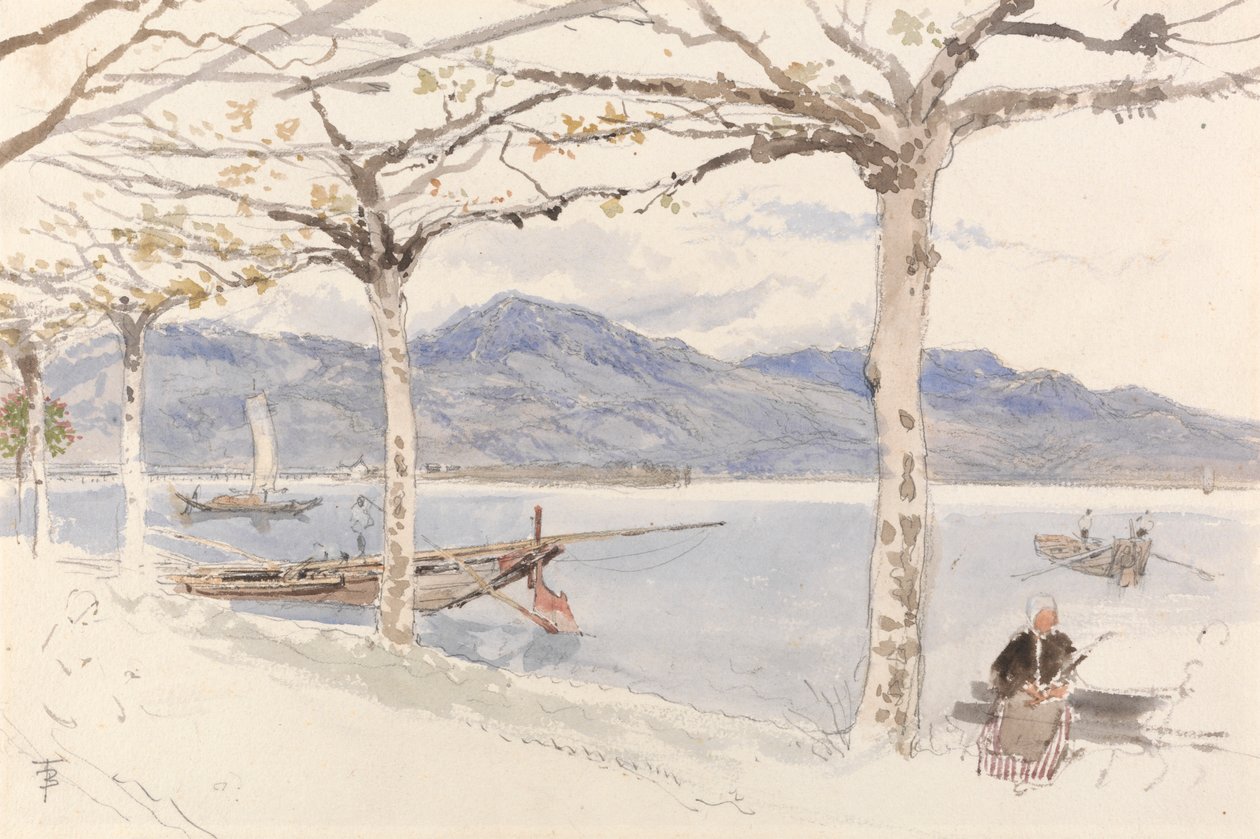 Lago Maggiore, Italien af Myles Birket Foster