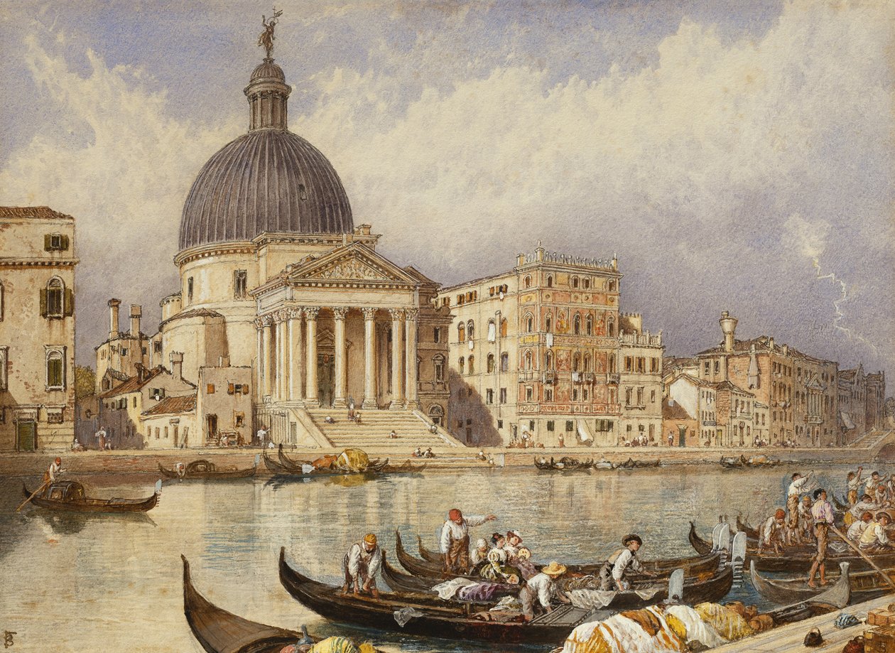 Kirken San Simone og San Guida af Myles Birket Foster