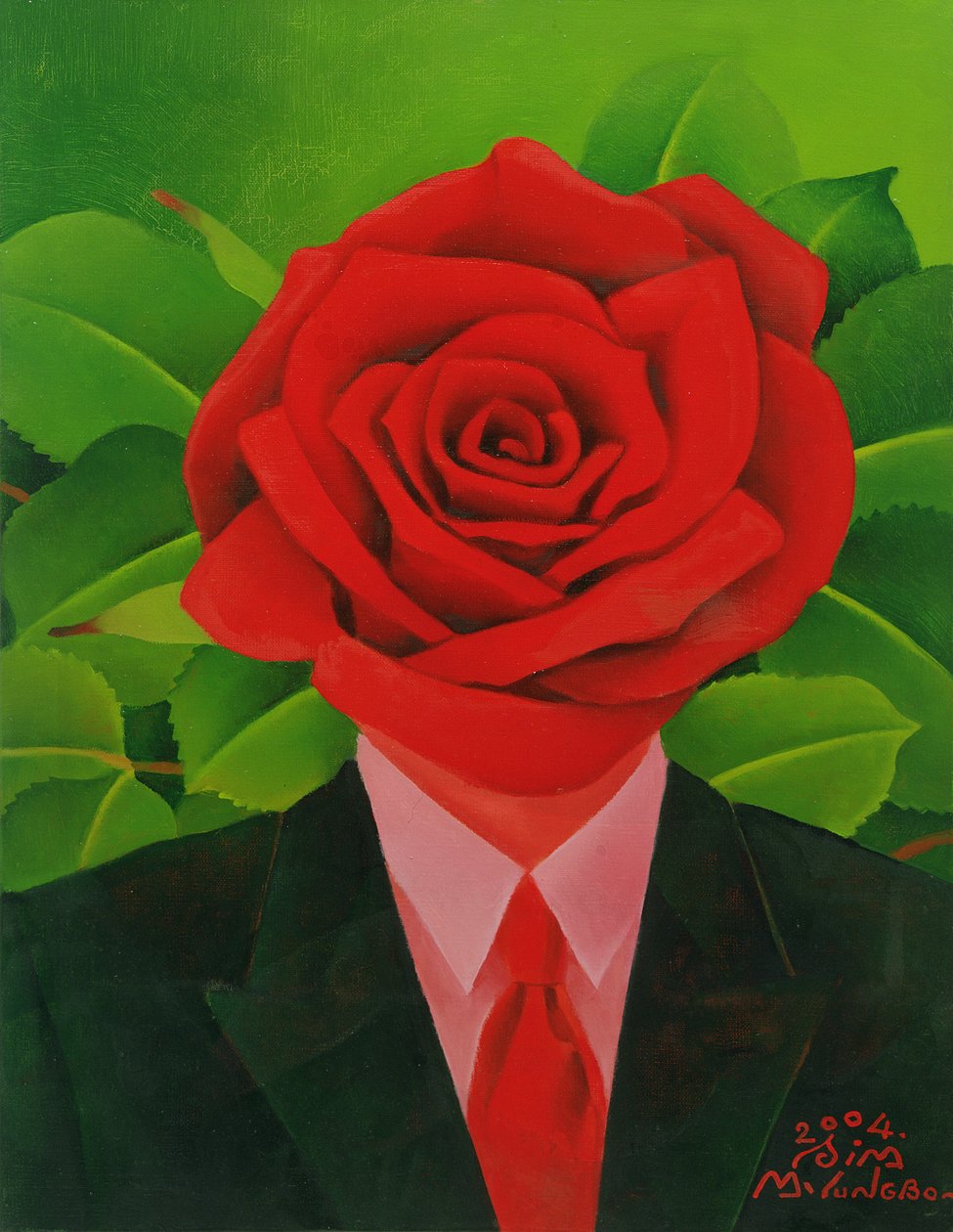 Rosenmanden, 2004 af Myung Bo Sim