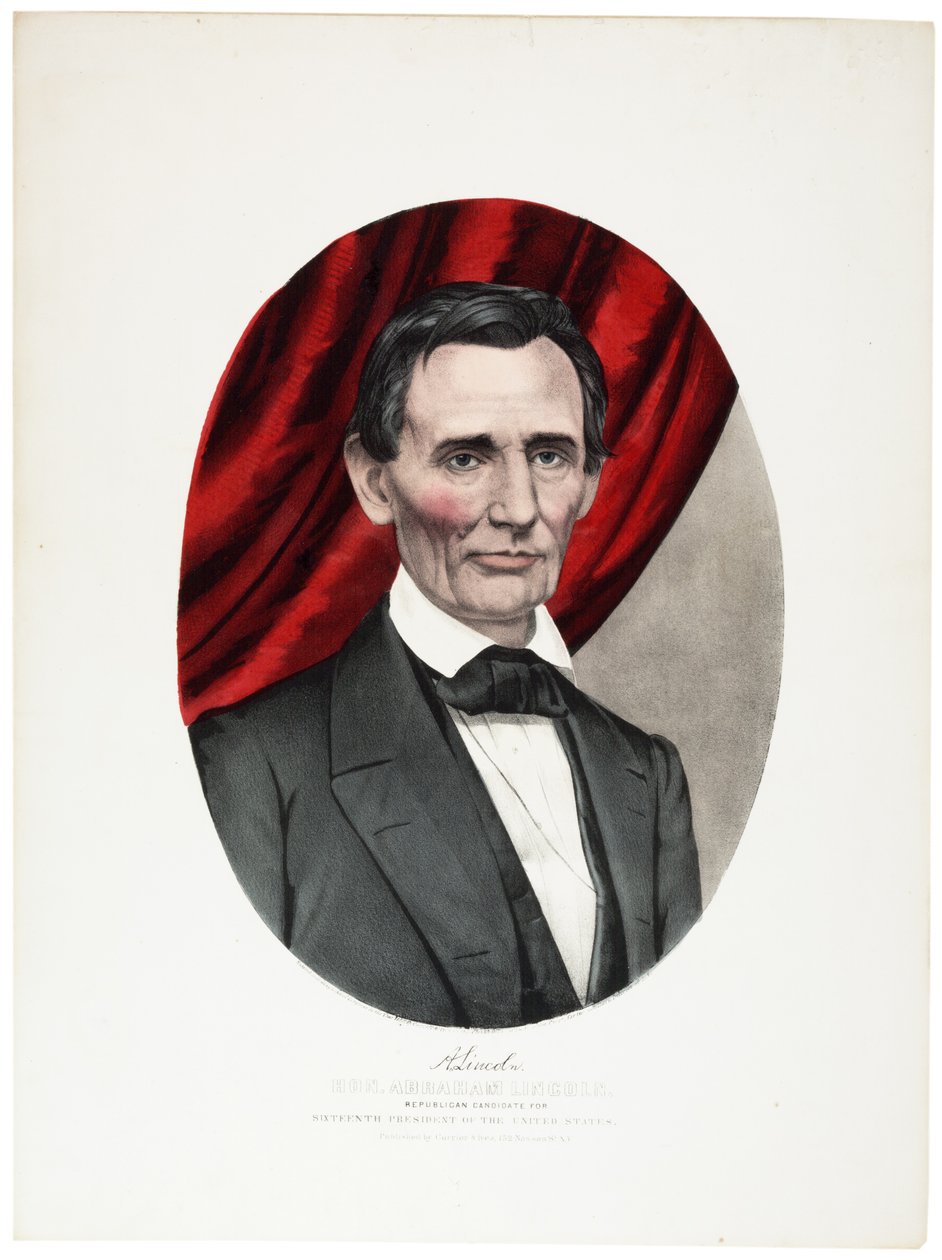 Abraham Lincoln, 1860 af N. and Ives, J.M. Currier