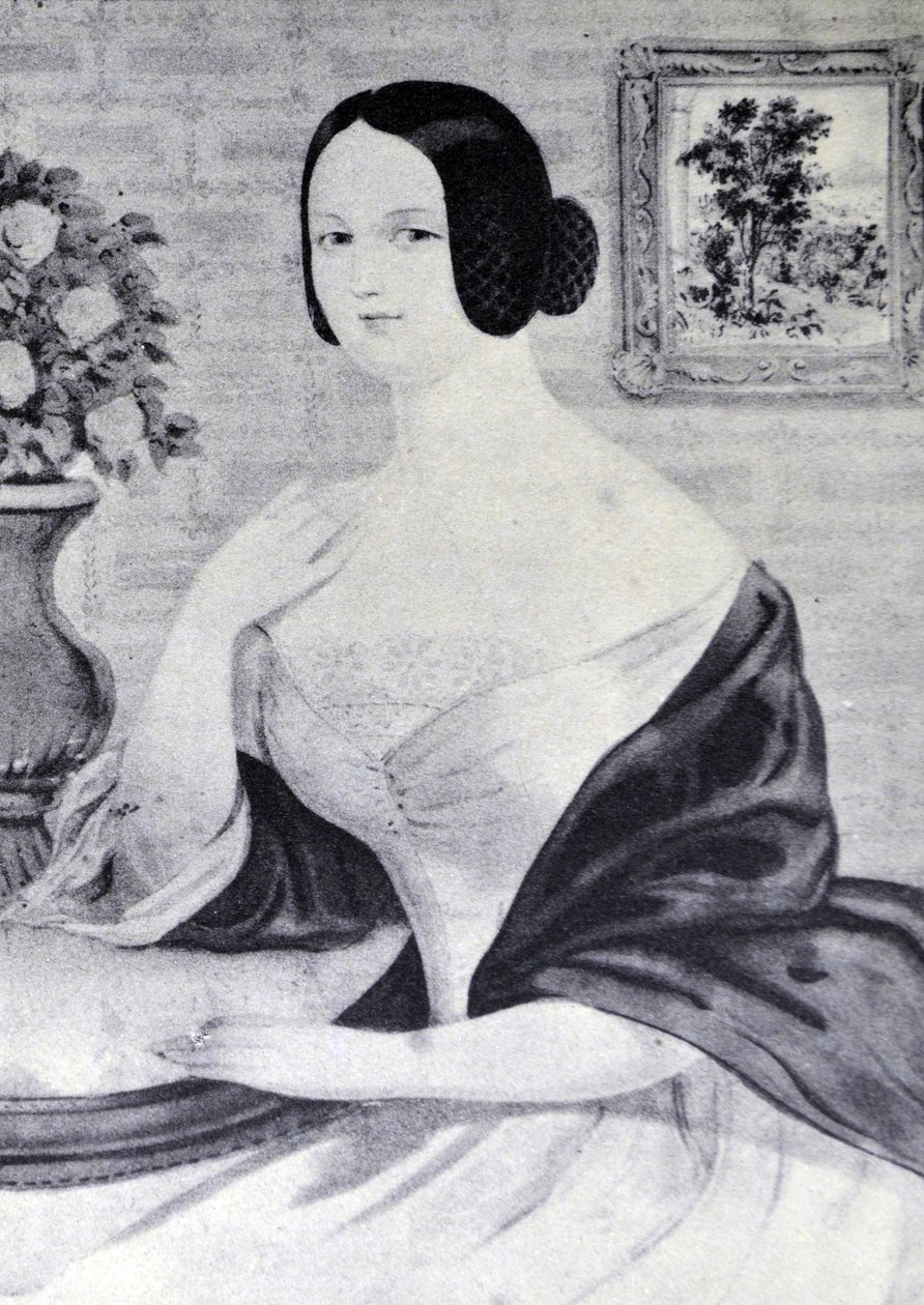 Currier & Ives Illustration 1800-tallet. Emeline af N. and Ives, J.M. Currier