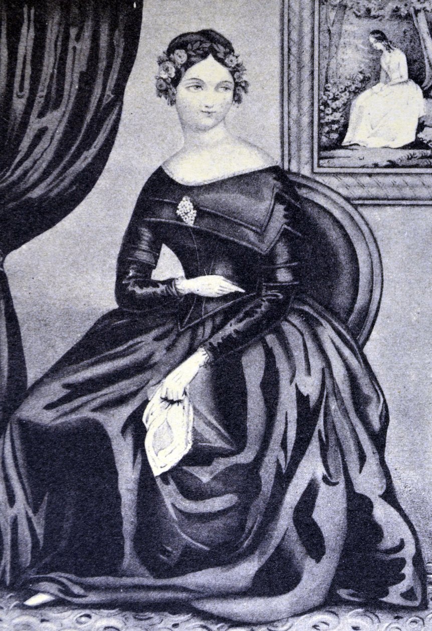 Currier & Ives Illustration 1800-tallet. Julia af N. and Ives, J.M. Currier