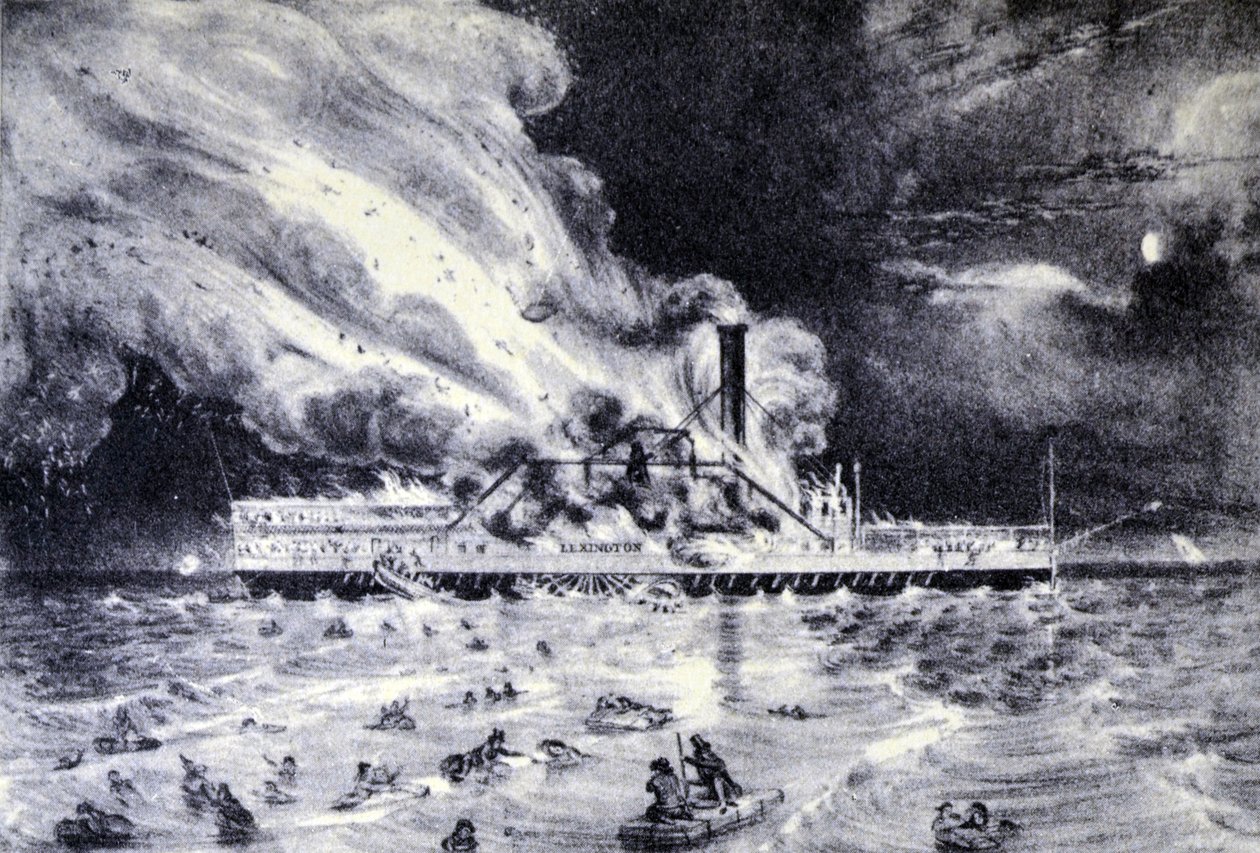 Currier & Ives Illustration 19. århundrede. Lexington, turfens store konge og far til væddeløbsryttere af N. and Ives, J.M. Currier