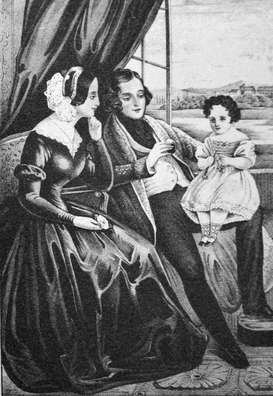 Currier & Ives Illustration 1800-tallet. Gift af N. and Ives, J.M. Currier