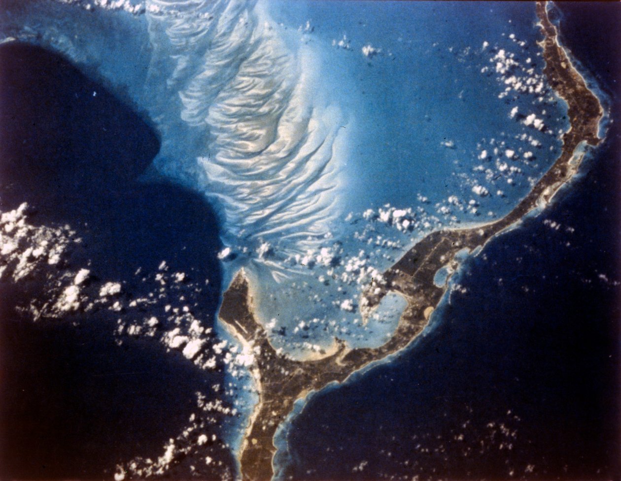 Jorden fra rummet - Eleuthera Island, Bahamas, c1980