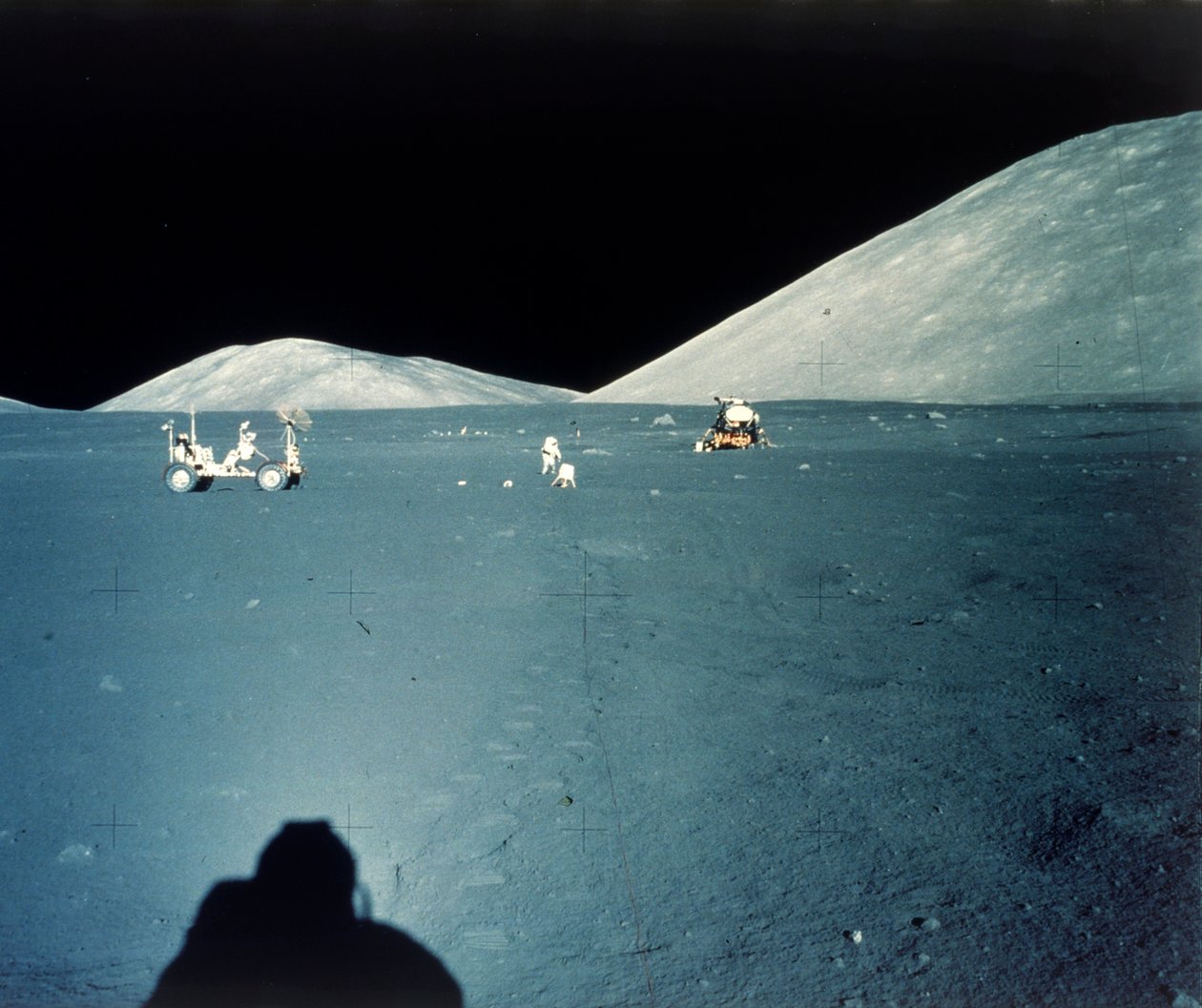 Månelandingssted, Apollo 17 mission, december 1972. af NASA Images