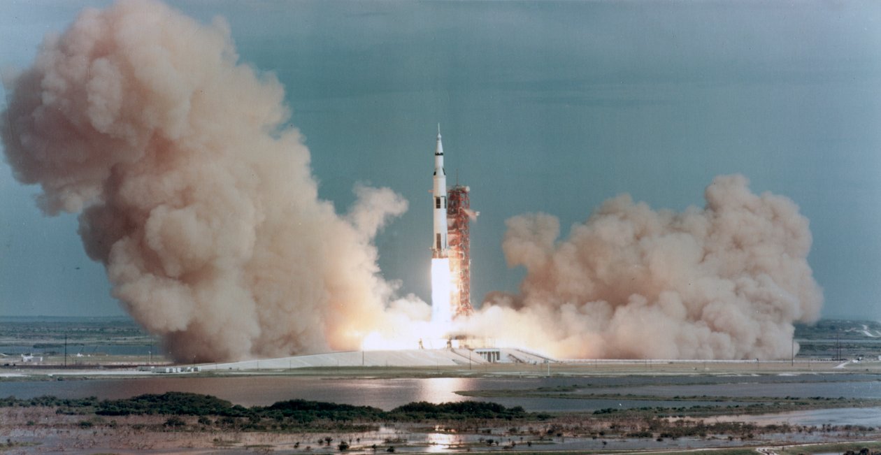 Løftet fra Apollo 15, Kennedy Space Center, Florida, USA, 1971. af NASA Images