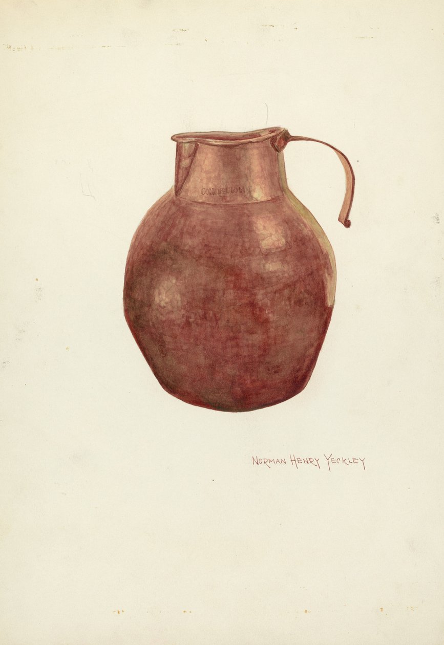 Kobberkande af N.H. Yeckley