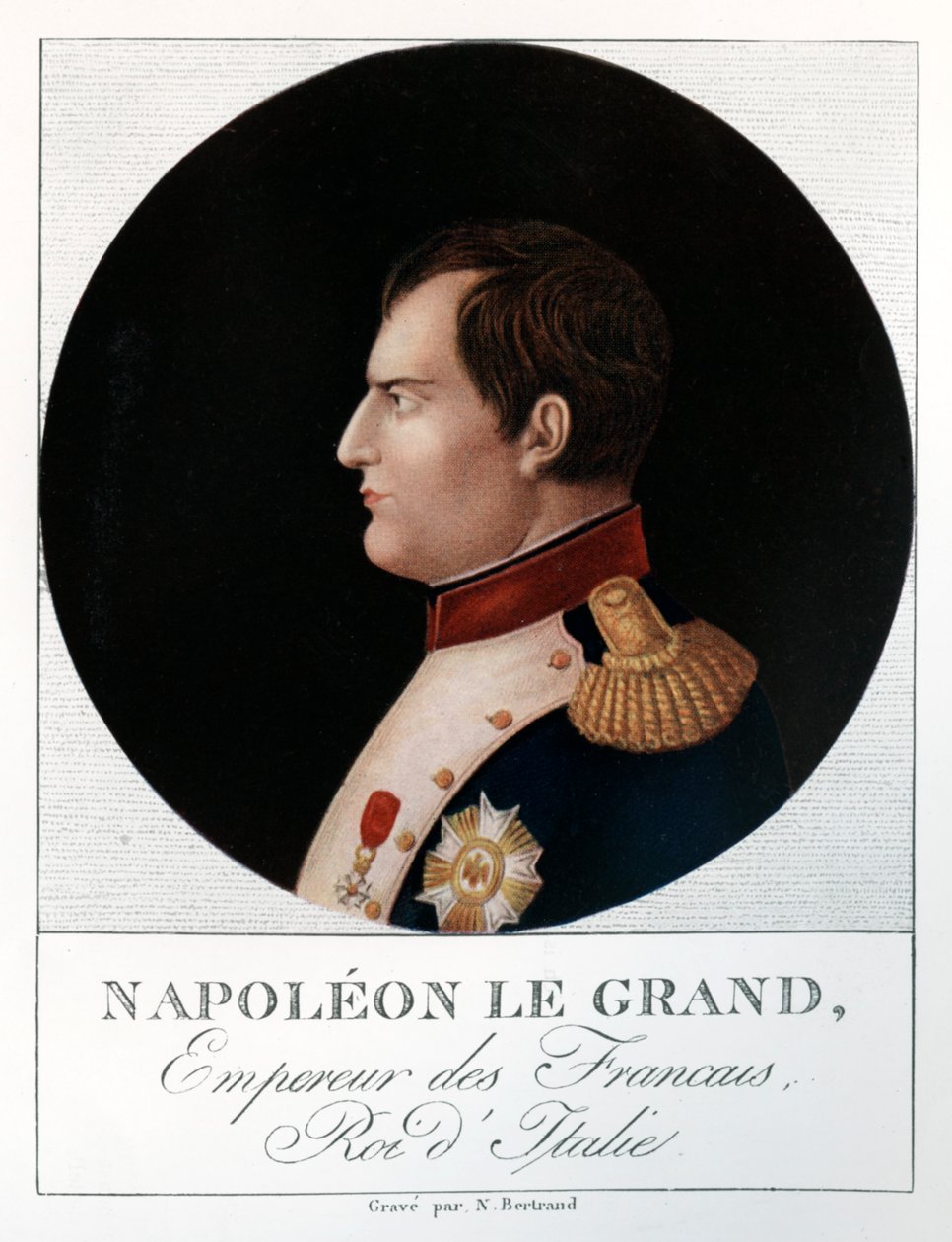 Kejser Napoleon Bonaparte, 1769-1821, 1912. af N. Bertrand