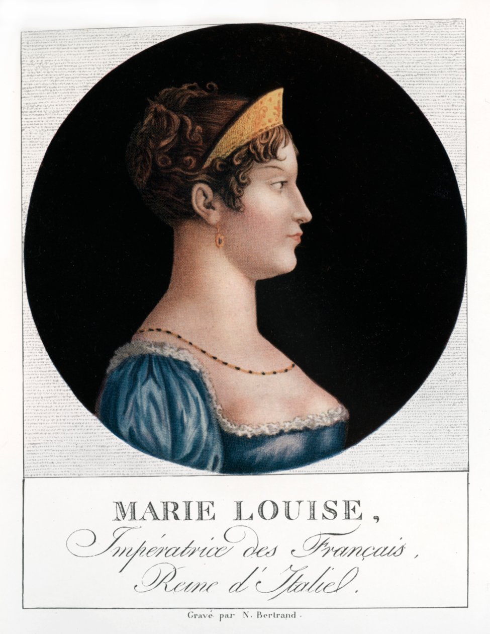 Marie Louise, hertuginde af Parma, begyndelsen af det 19. århundrede, 1912. af N. Bertrand