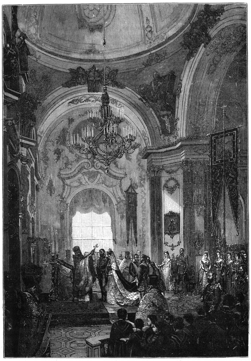Ægteskab mellem hertugen og hertuginden af Edinburgh, 23. januar 1874, 1900. af N. Chevalier