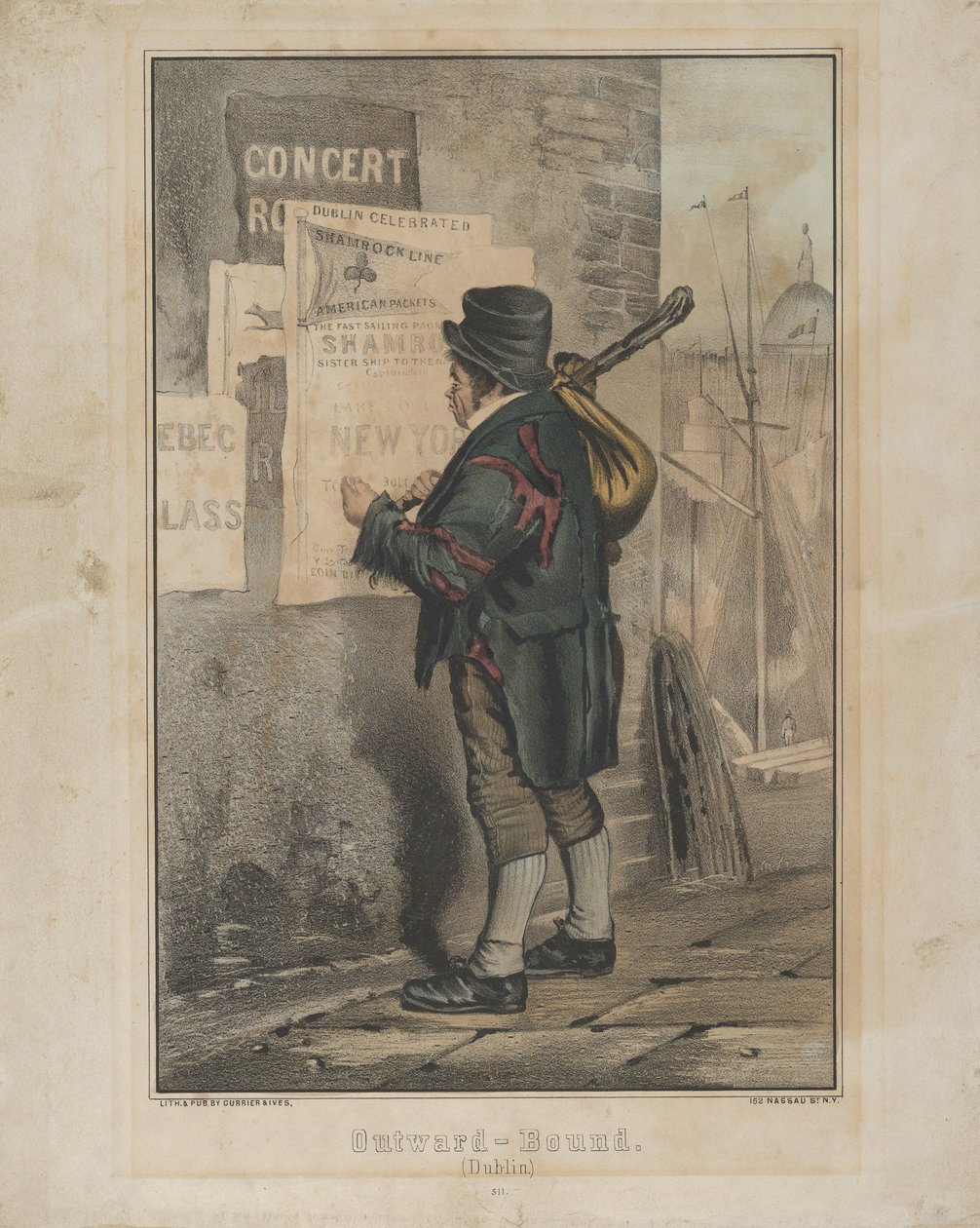 Udad bundet af Nathaniel Currier