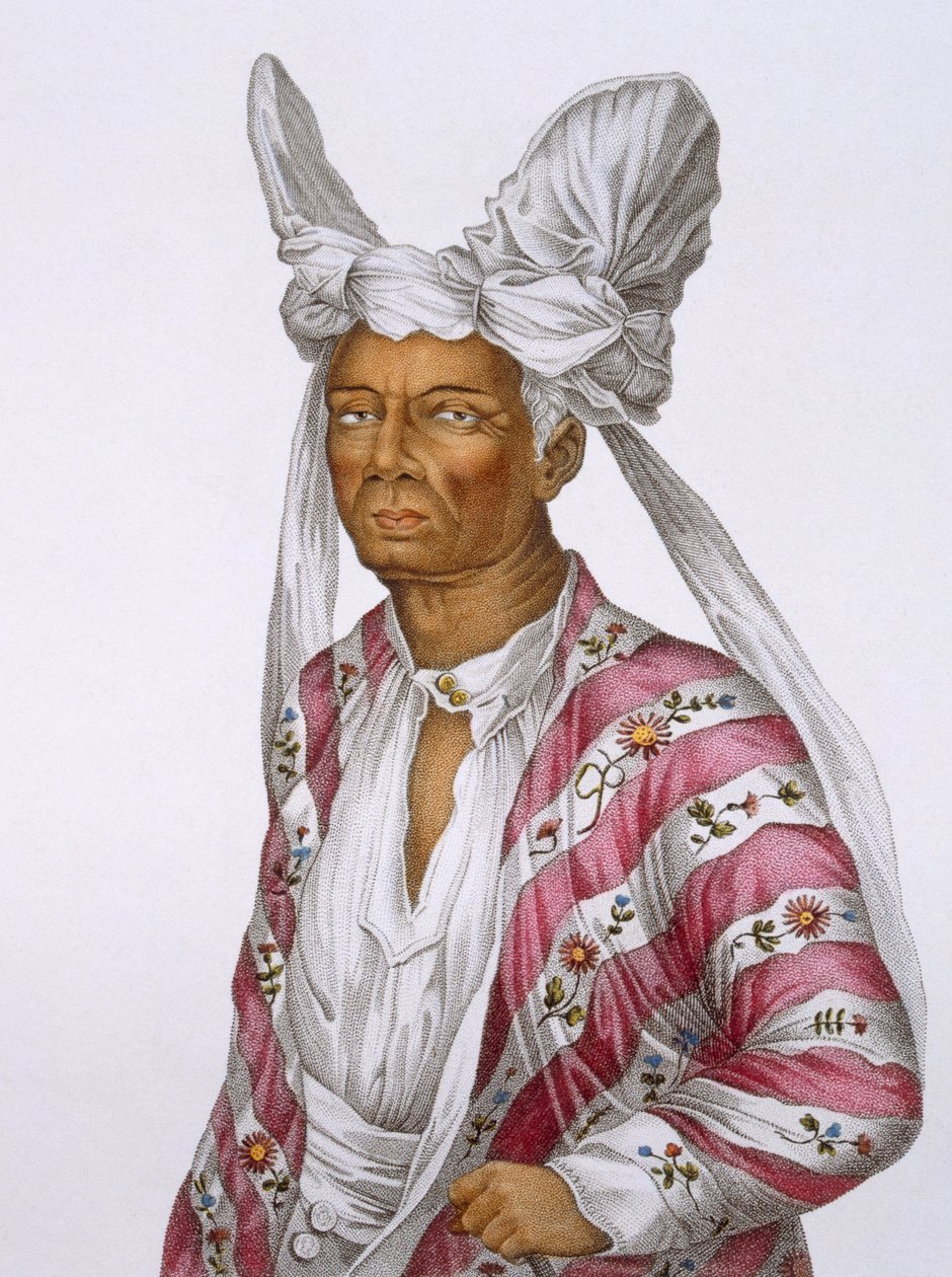 Naba-Leba, Queen of the Island of Solor, nær Timor, plade 25 fra Voyage of Discovery to Australian Lands, indgraveret af B. Roger, pub. 1800-04 af N. Petit