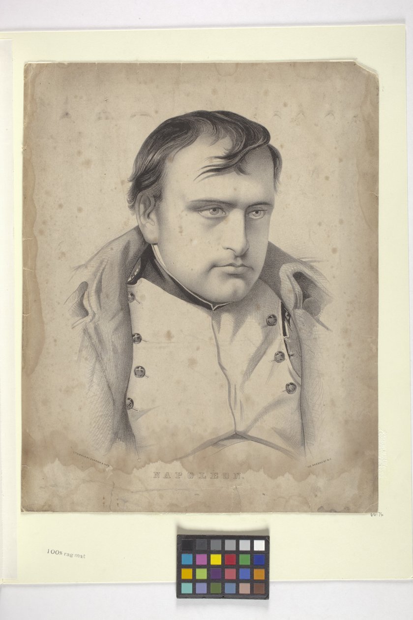 Napoleon (litografi) af N. and Ives J.M. (1824 95) Currier