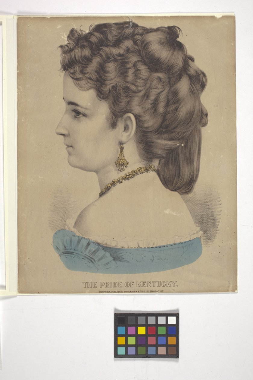 The Pride Of Kentucky (håndfarvet litografi) af N. and Ives J.M. (1824 95) Currier