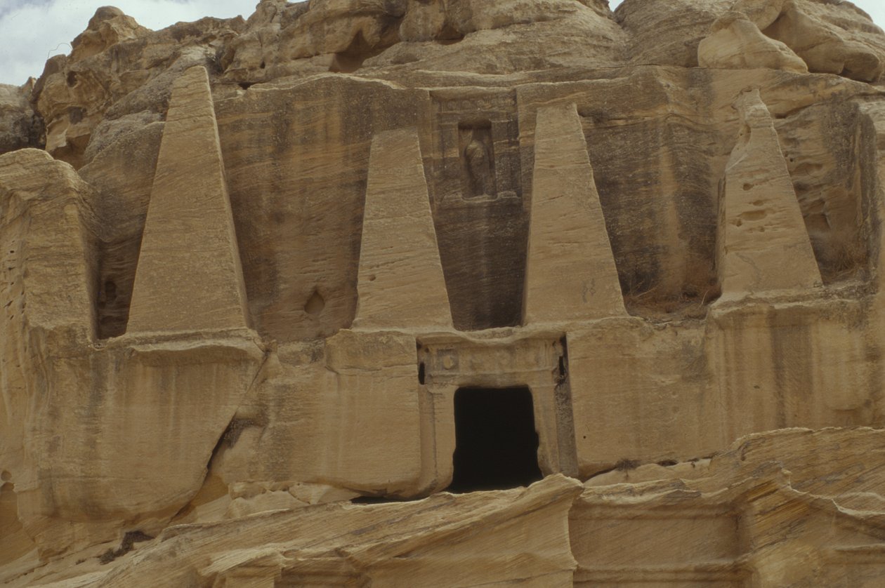 Pyramidernes monument af Nabatean