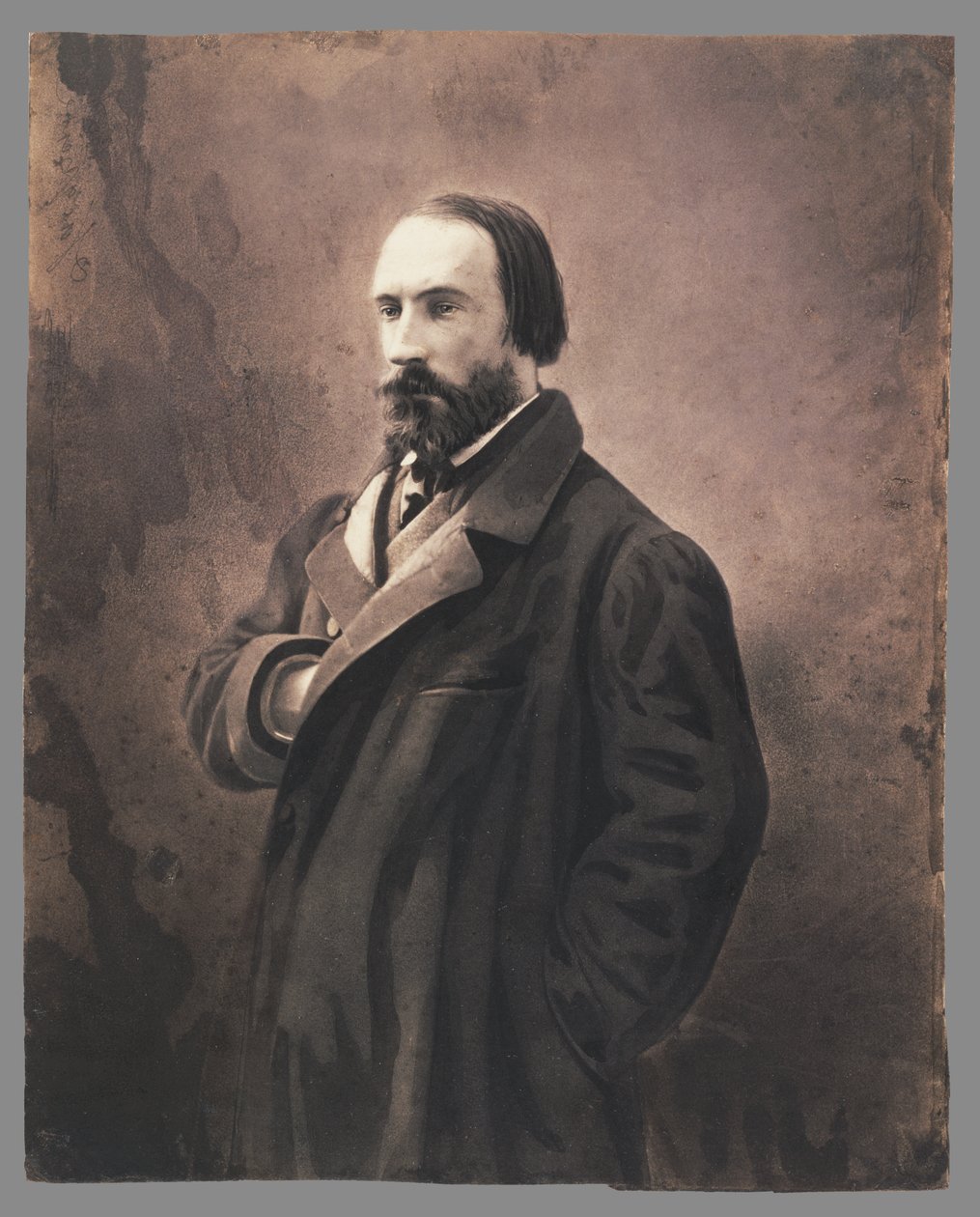 Auguste Vacquerie, ca. 1865 (fotografi) af Nadar