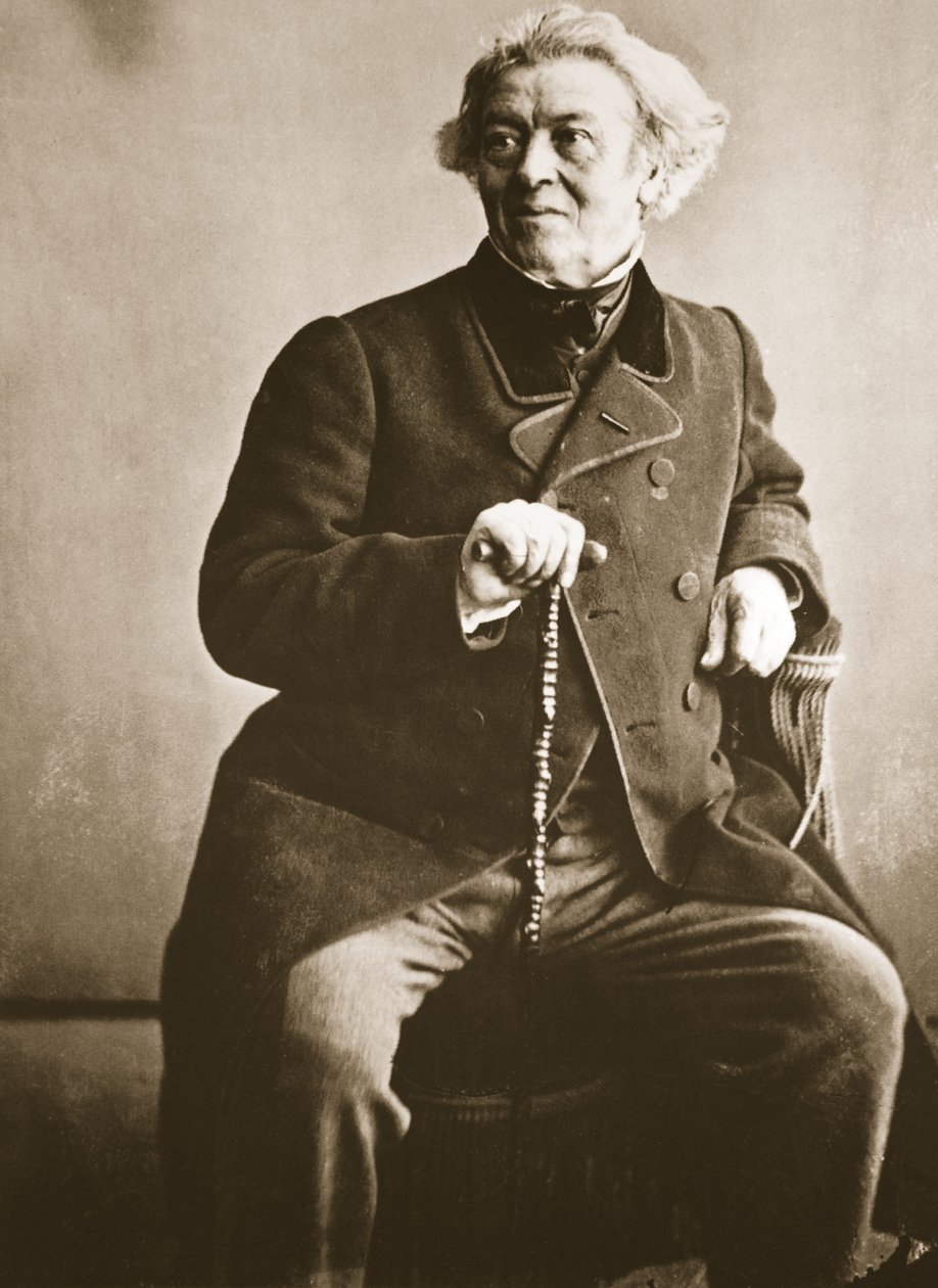 Camille Corot, ca. 1863 (fotogravering) af Nadar