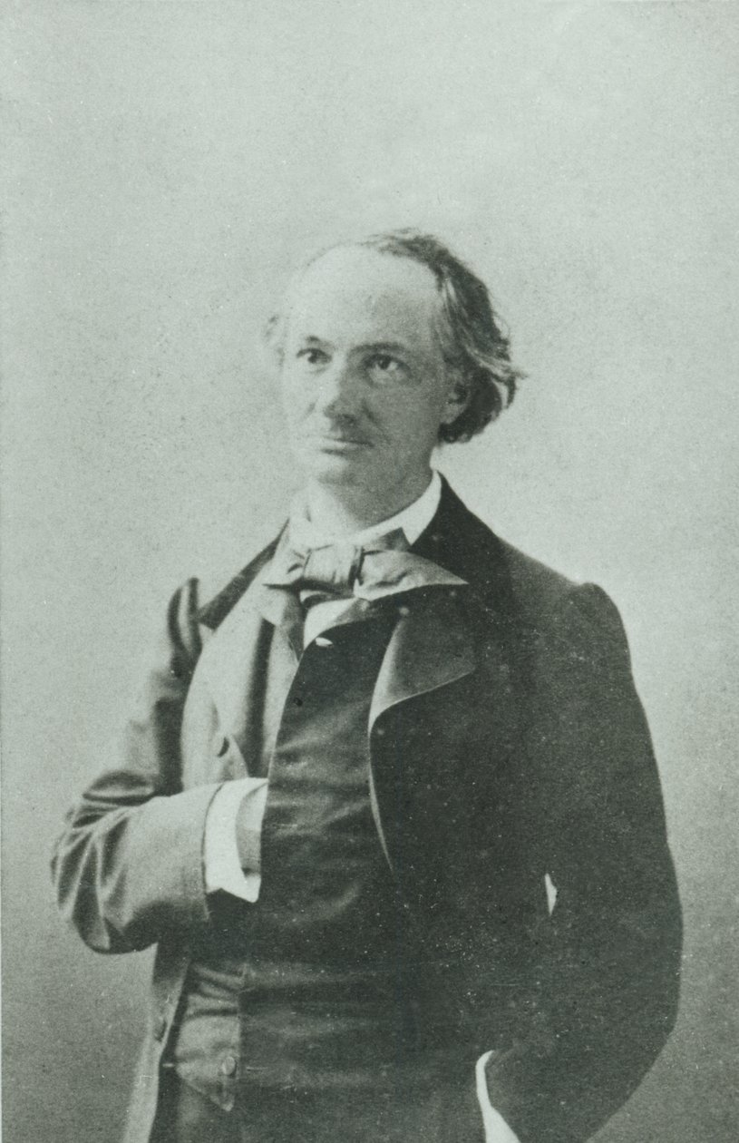 Charles Baudelaire (1821-67) af Nadar