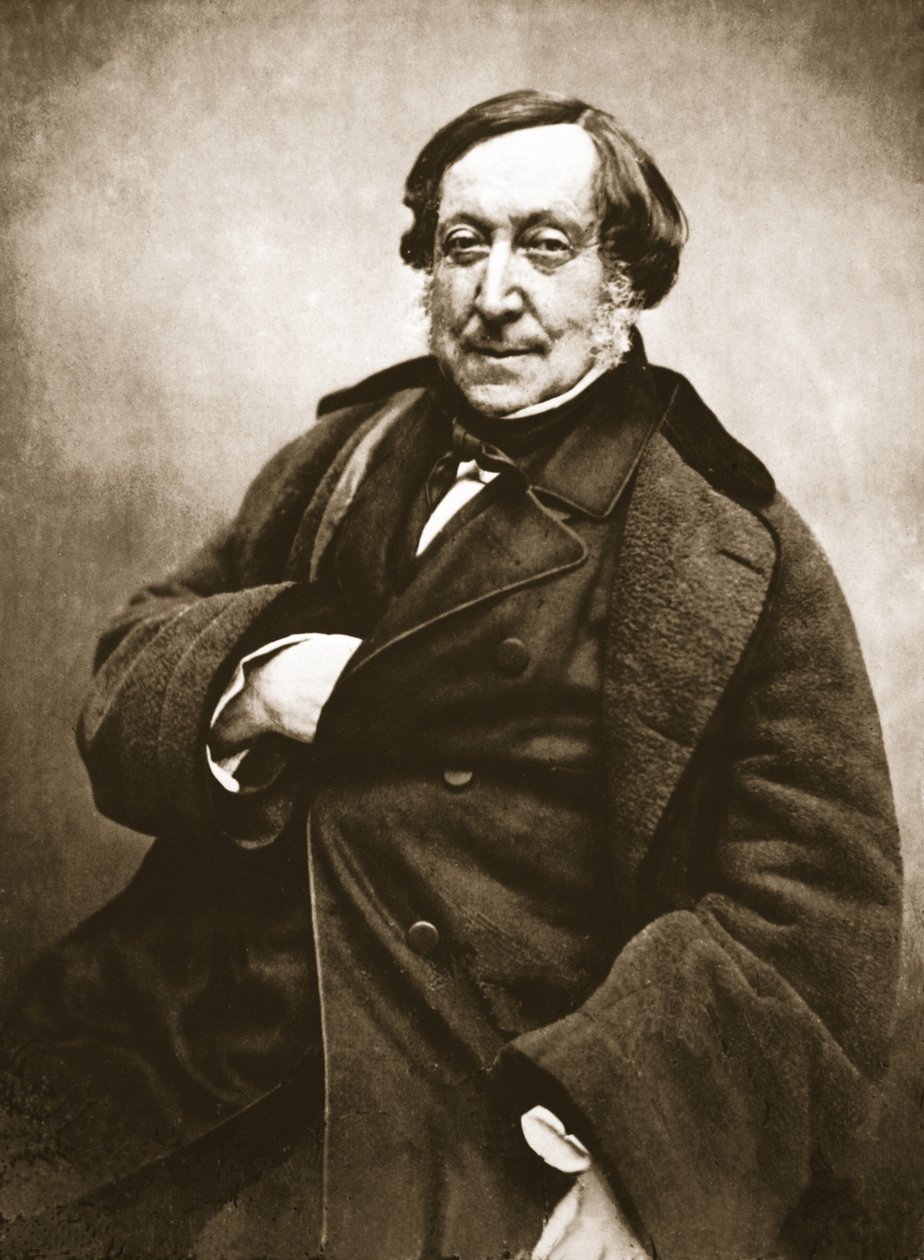 Gioacchino Rossini, 1856 (fotogravure) af Nadar