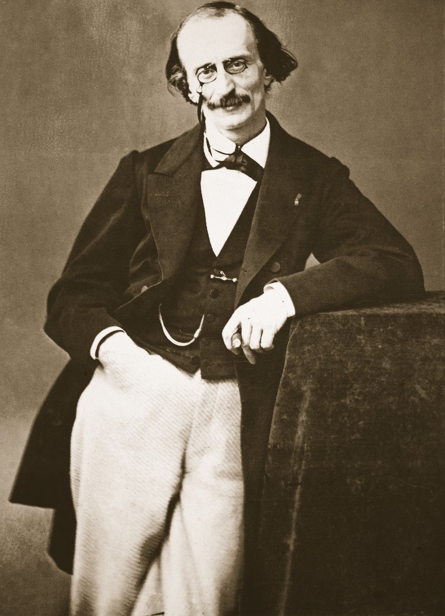 Jacques Offenbach, 1865 (fotogravering) af Nadar