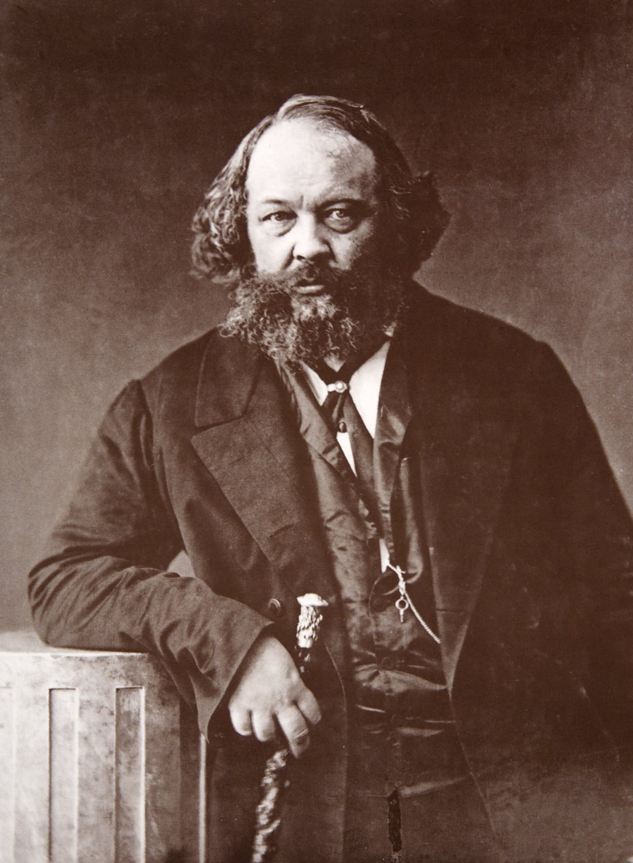 Mikhail Alexandrovitch Bakounine, ca. 1865 (fotogravure) af Nadar