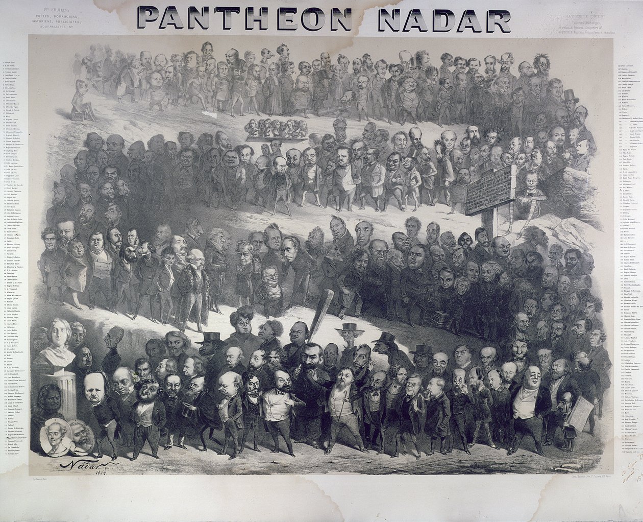 Nadar Pantheon, 1854, Paris af Nadar