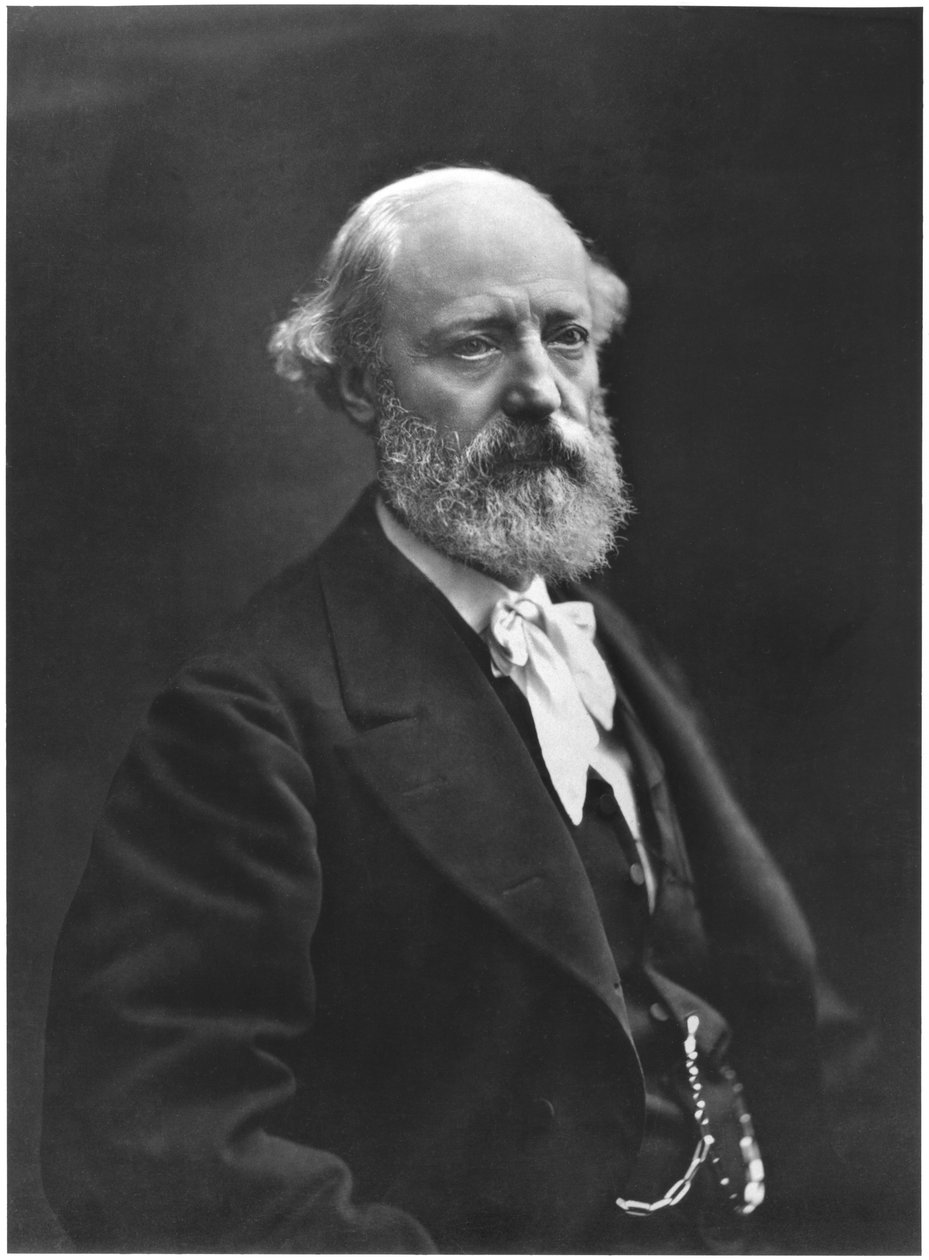 Portræt af Eugene Emmanuel Viollet-le-Duc, 1878 af Nadar