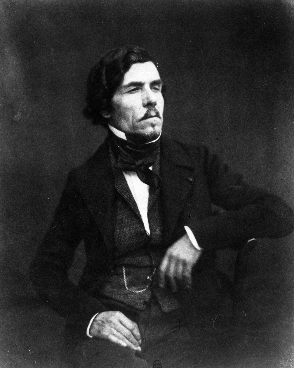 Portræt af Eugène Delacroix af Nadar