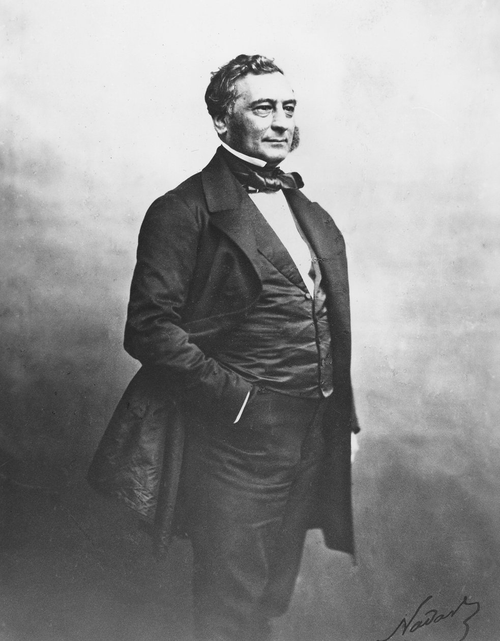 Portræt af Isaac Pereire af Nadar