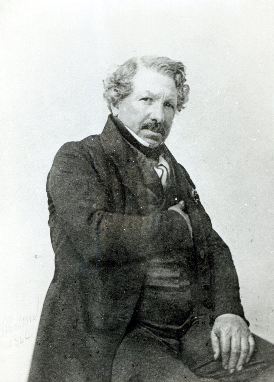 Portræt af Louis-Jacques Daguerre (1787-1851) af Nadar