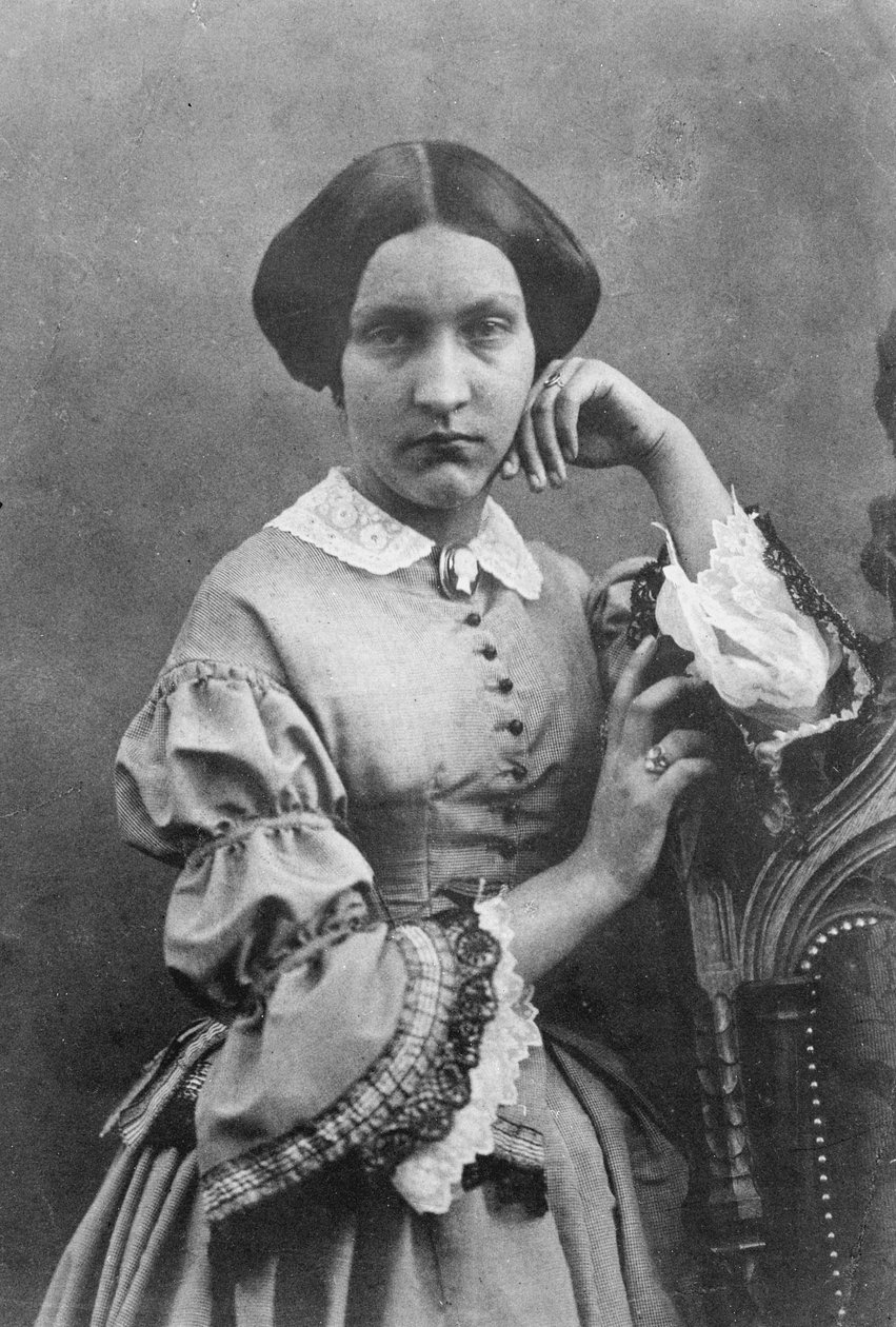 Portræt af Marie Fauquet, ca. 1860 af Nadar