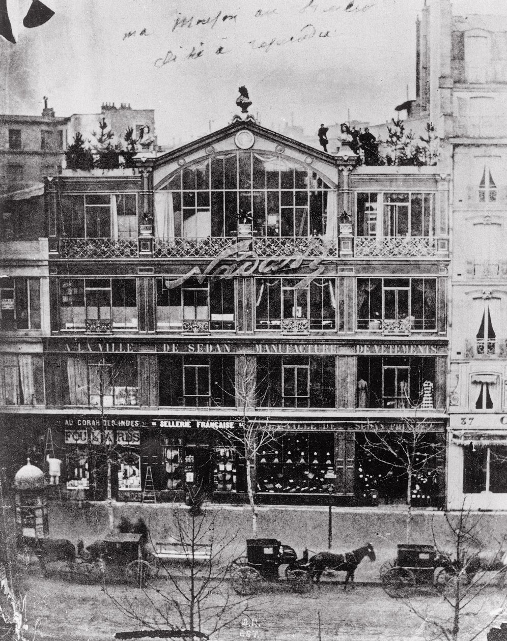 Studio af Nadar på 35 Boulevard des Capucines, Paris, ca. 1855 af Nadar