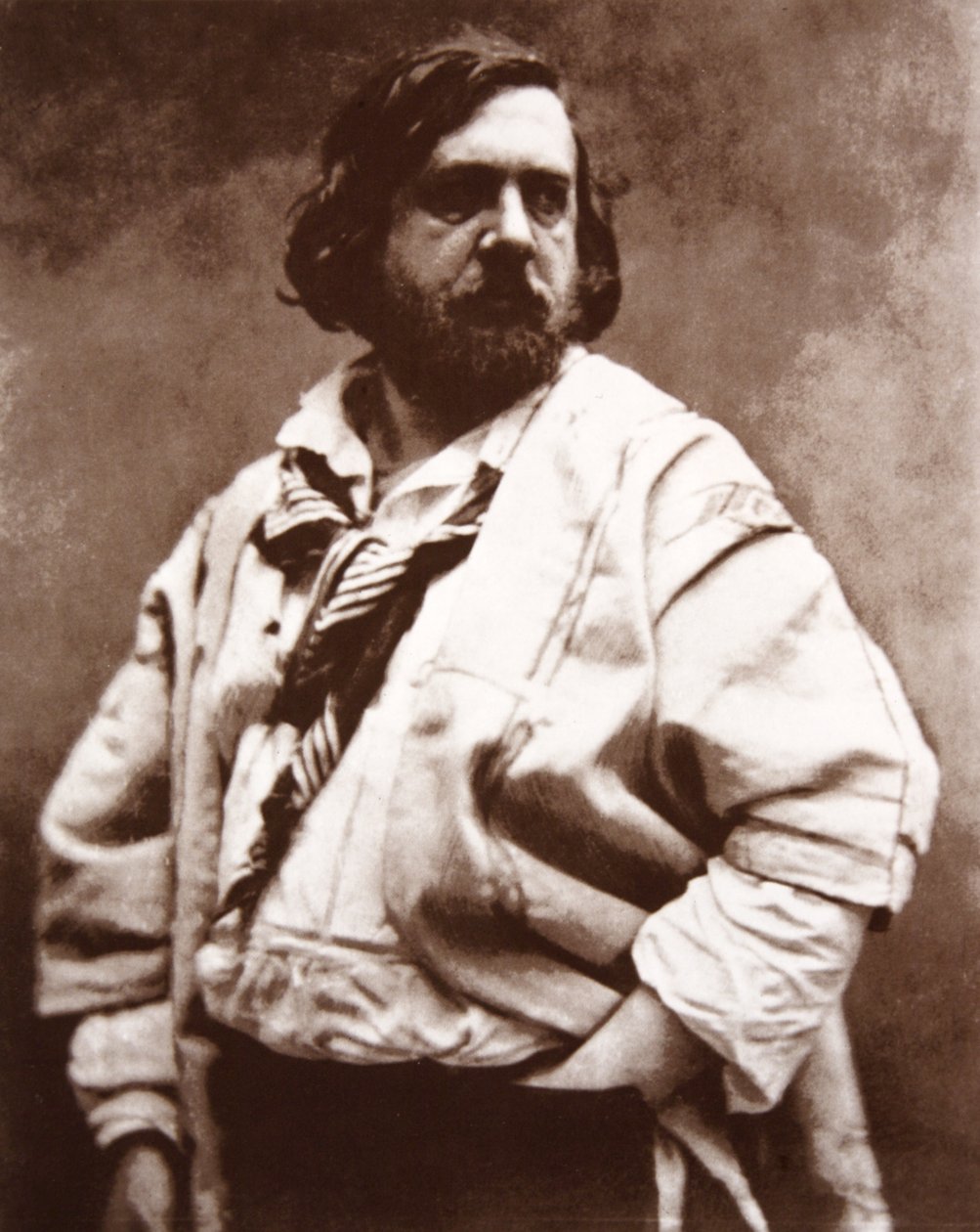 Theophile Gautier, 1855 (fotogravure) af Nadar