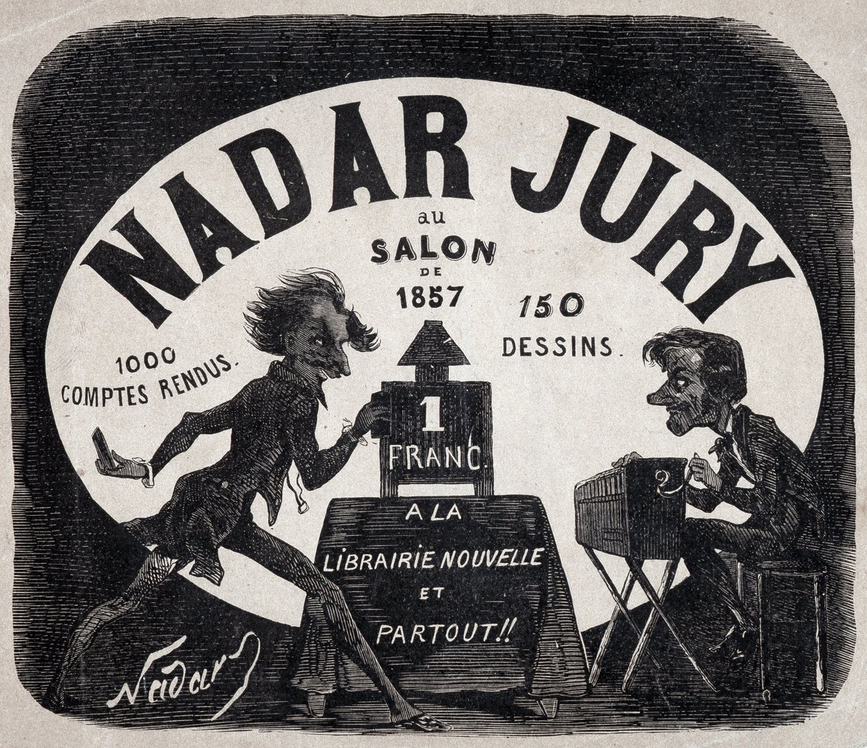 Album "Nadar jury i 1857 salonen" af Nadar