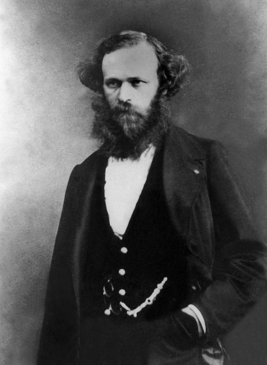 Arsene Houssaye (1815-1896) fransk forfatter, foto af Gaspard Felix Tournachon sagde Felix Nadar (1820-1910) af Nadar