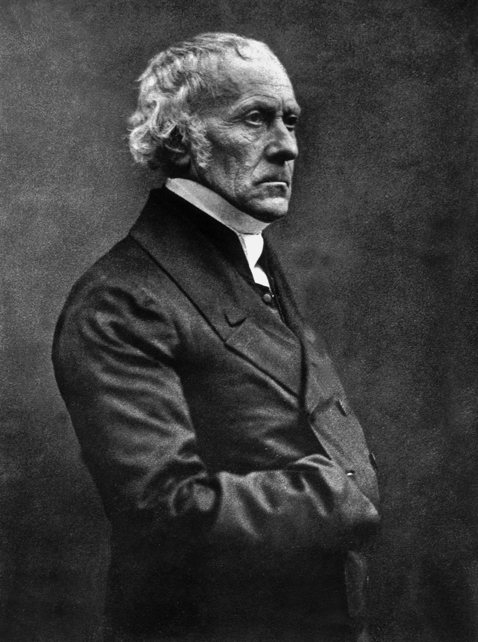 Francois Guizot (1787-1874) fransk historiker og politiker, billede af Nadar, april 1850 af Nadar
