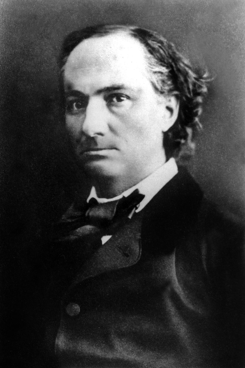 Den franske digter Charles Baudelaire (1821 - 1867) fotograferet af Nadar 1800-tallet af Nadar