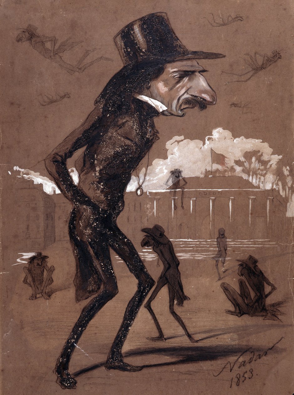 Hippolyte Lucas manden med store ben (Hippolyte Julien Joseph Lucas af Nadar