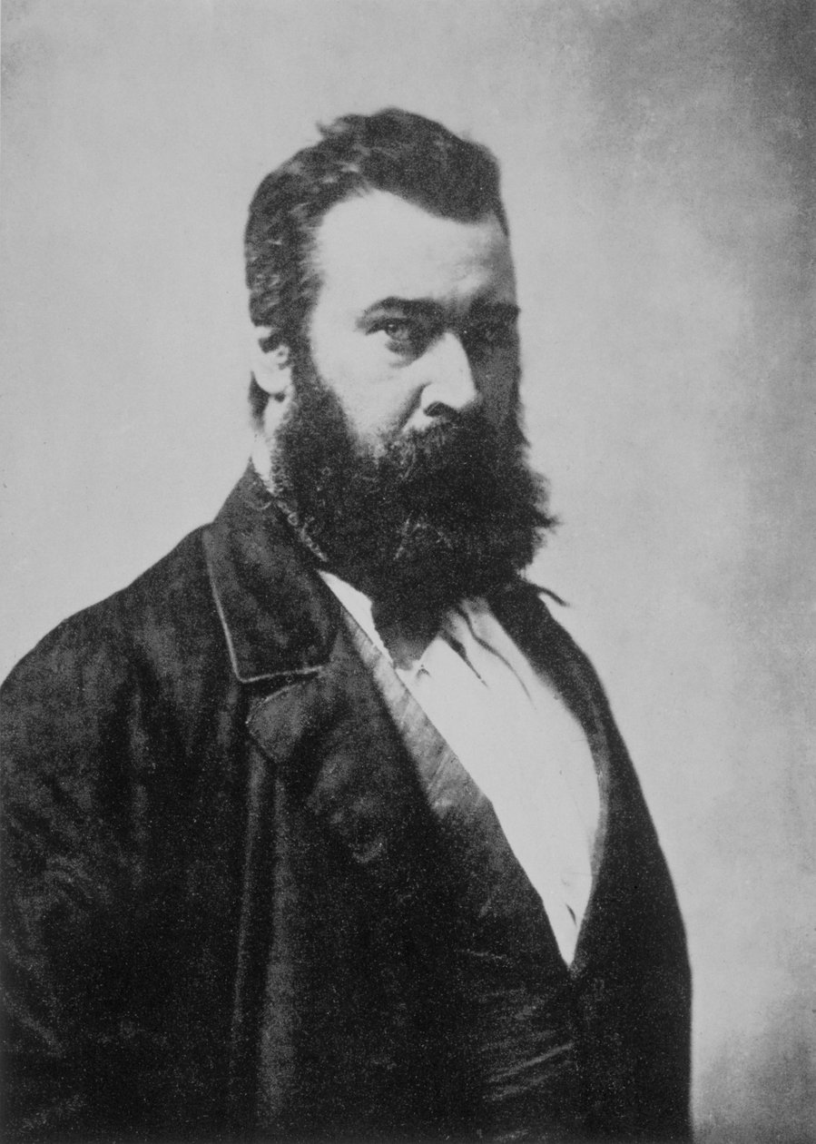 Jean-Francois Millet (1814-1875), fransk maler, fotografi af Nadar af Nadar
