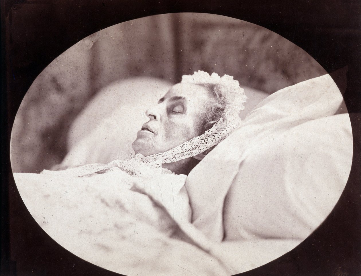 Marceline Desbordes-Valmore (Desbordes Valmore), fransk kvinde af bogstav og berømt elegisk (1786-1859) af Nadar