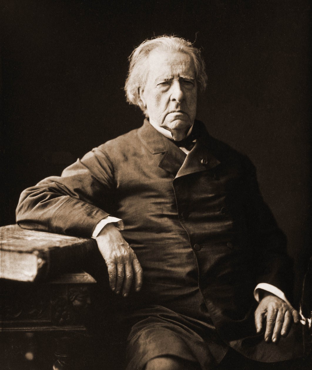 Portræt af Baron Taylor, filantrop 1789-1879 (foto) af Nadar