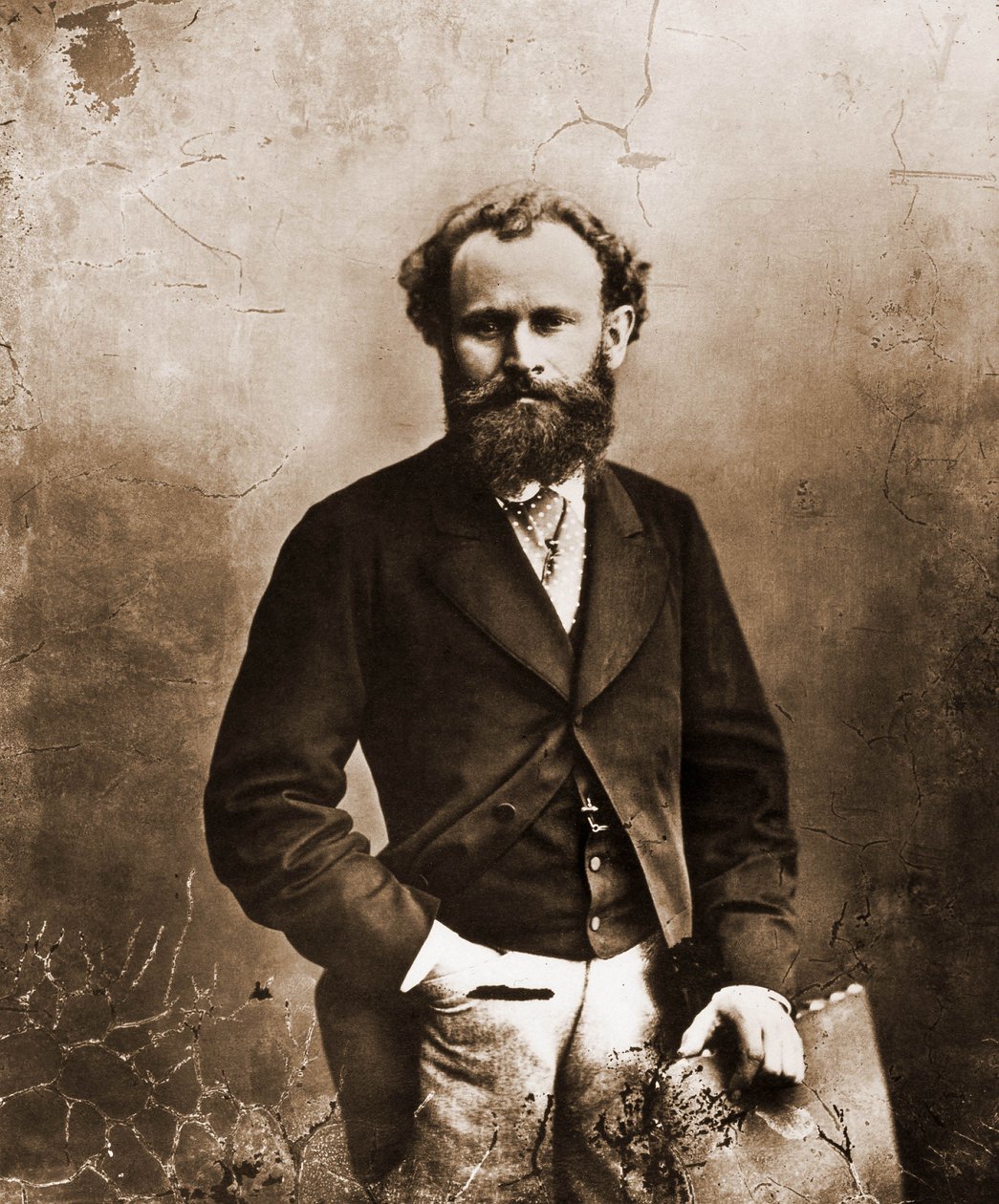 Portræt af Edouard Manet, maler 1832-1883 (foto) af Nadar