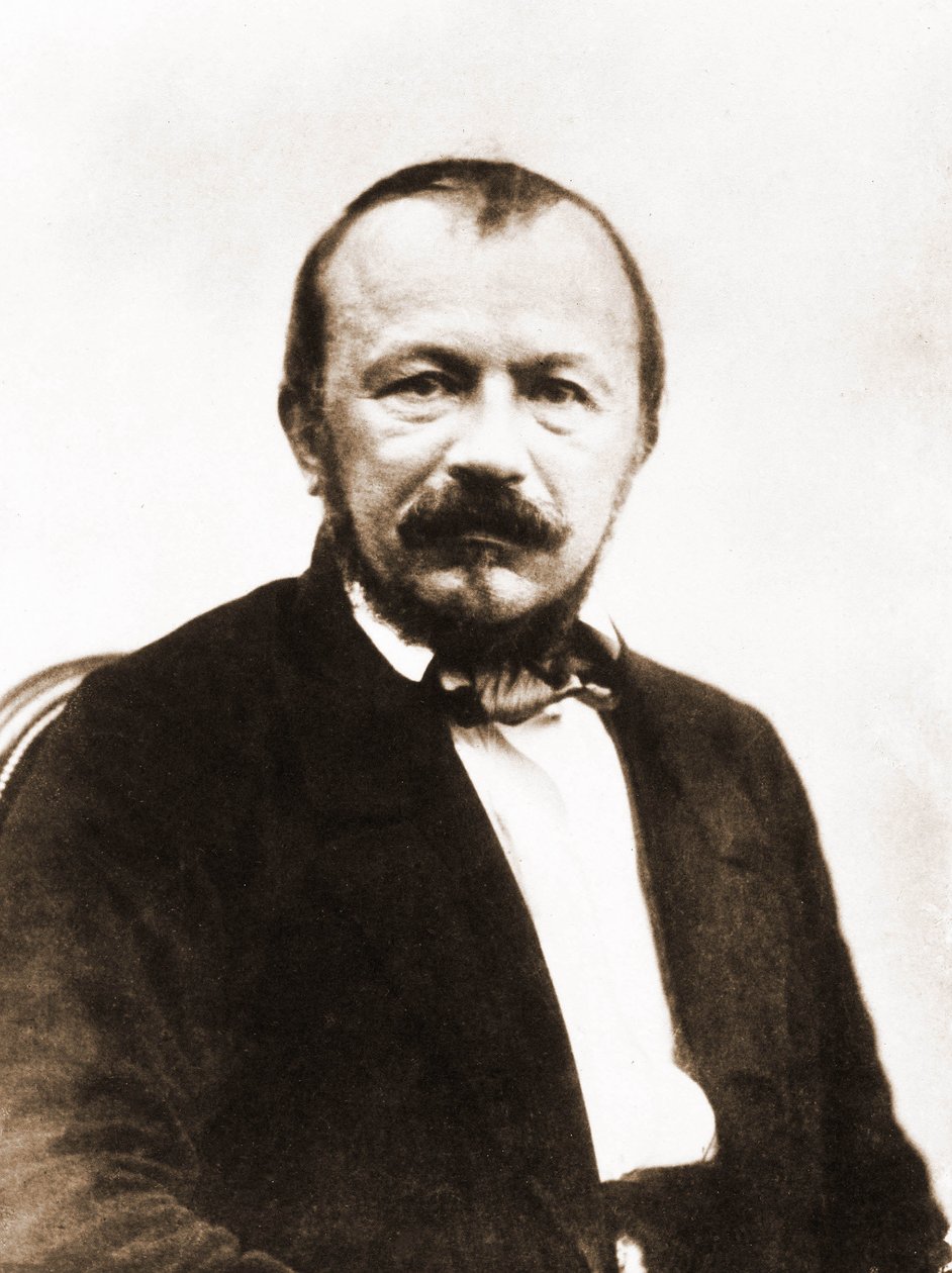 Portræt af Gerard de Nerval, forfatter 1808-1855 (foto) af Nadar