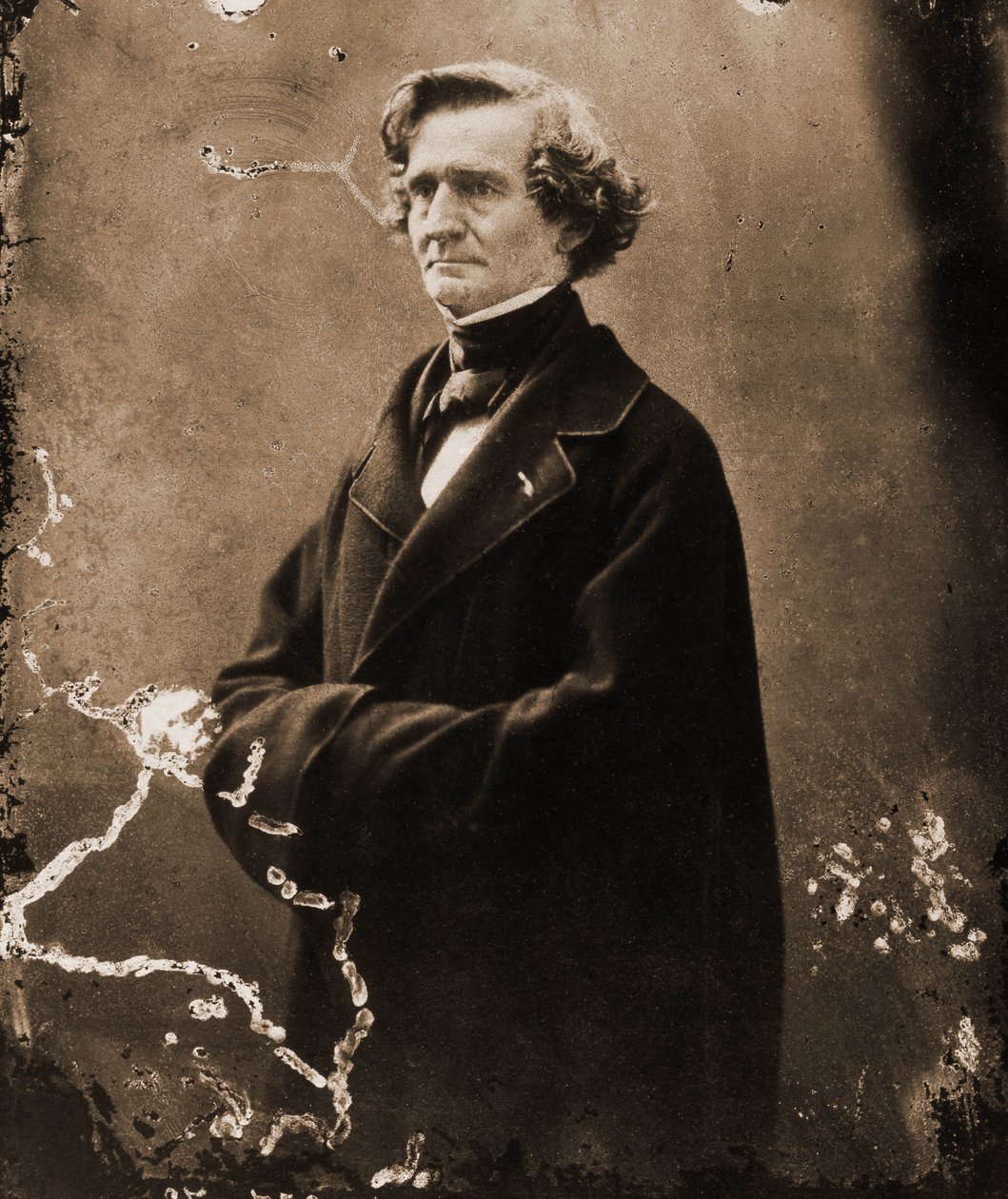 Portræt af Hector Berlioz, musiker 1803-1869 (foto) af Nadar